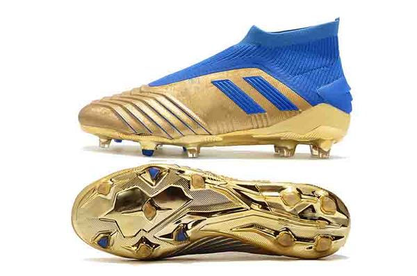 

predator 18+ 18.1 fg waterproof pp paul pogba soccer 19+x cleats slip-on football boots mens high soccer shoes original size 39-45