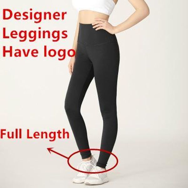 

women designer leggings full length l de marque u lady gym pants sports running joggings trousers l fitness yoga u same fiber, Black;white