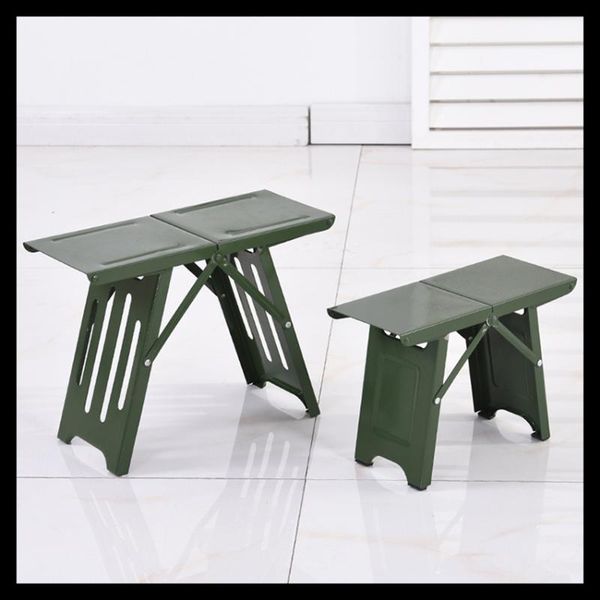 

camp furniture mini steel portable folding camping stool chair for outdoor fishing hiking backpacking- small: 29x13x20cm, large: 35x16x27cm