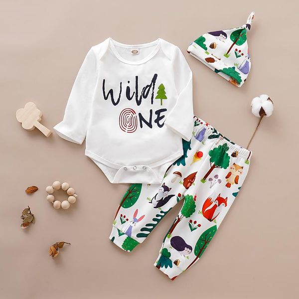 

toddler infant baby girls boy t-shirt+pants leggings 2pcs outfits set clothes us, White