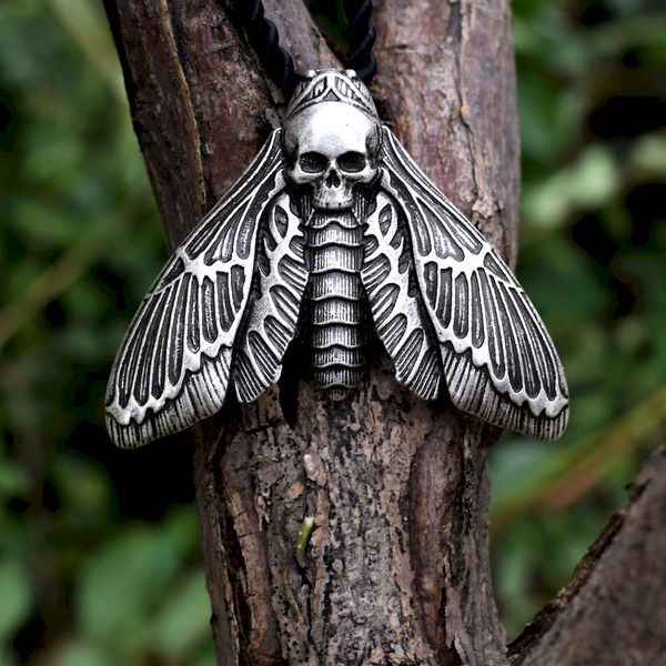 

смертей голова моль ожерелье, Silver