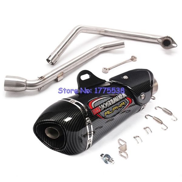 

for yamaha fzs150 motorcycle exhaust muffler system mid link pipe for fzs150 motorcycle yoshimura muffler escape link pipe