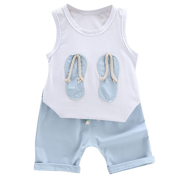 

romirus fashion toddler kids kids clothes boys rope sleeveless vest shorts pants roupa menino outfits 2pcs boy clothes set, White
