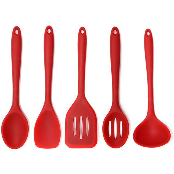 

5pcs/set silicone kitchen spoon tools