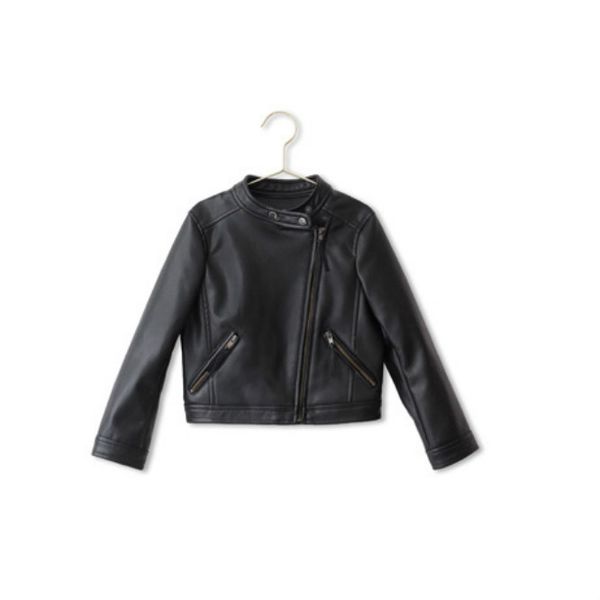 

2020 kids jacket boys and girls clothes stand collar small leather hiphop style long sleeve coat new fashion style 2020 autumn, Blue;gray