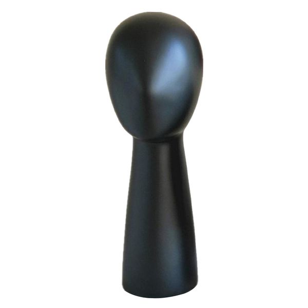 

durable and robust mannequin head display stand, earphone, display, White