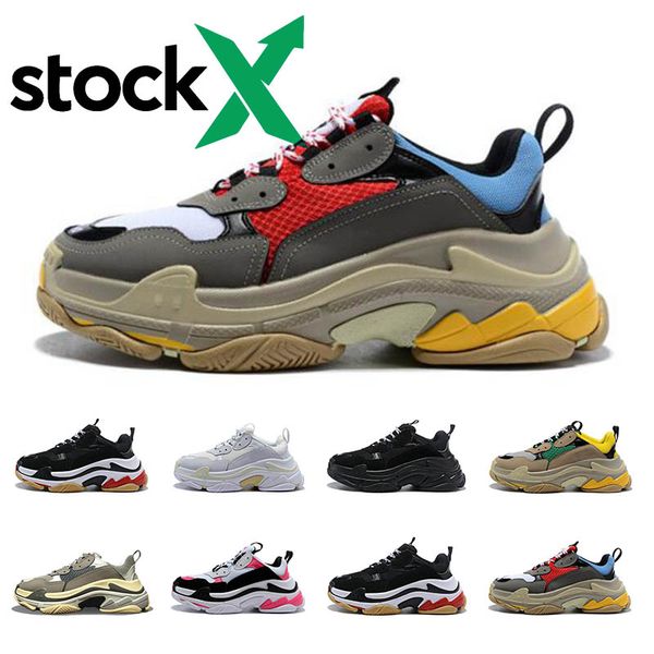 

2020 акций X Мульти Париж Тройной S Дизайнер Low Старый папа Sneaker Комбинированные Подошвы Mens женщин Мода Повседневная обувь