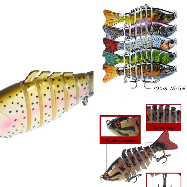 

e0ntr mini 15.5g fish type lead soft luminous 10cm * fish luya bait bionic fake bait