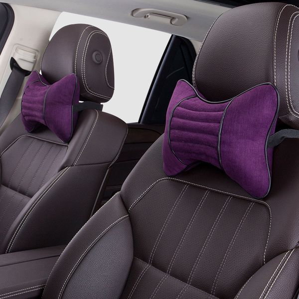 

автомобильные подушки подголовника с массажные stripes ткань ткань сплошной цвет fit curve тела подходит разгрузочной цервикального давления