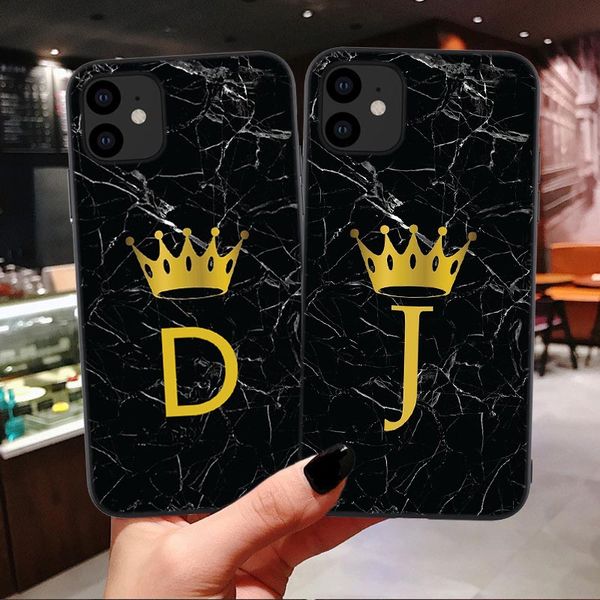 

custom letter for iphone 11 2019 case soft tpu cover support wireless charging for iphone 11 pro max 5.8inch 6.1inch 6.5inch new