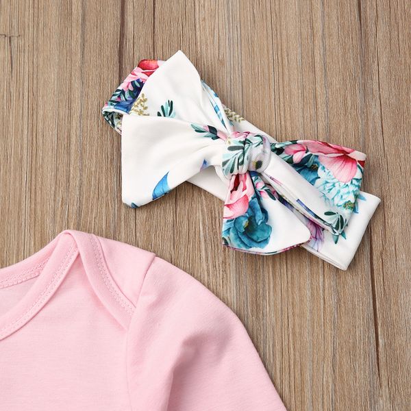

newborn infant baby girl playsuit clothes outfit bodysuit sleepingbag kids girl boy letter sleeping bags hair band 2pcs