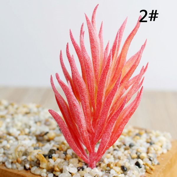 

искусственный flocking суккулентов diy home garden офиса свадебные украшения мини бонсай растения искусственные