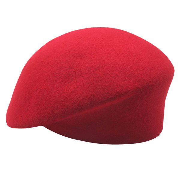 

2019 берет повседневных открытый fedoras женского ladies сладкая сплошная теплая шерсть осень зимняя шерсть береты удобная теплая stewardes, Blue;gray