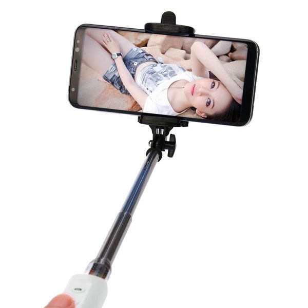 

universal wireless bluetooth fold stick self portrait monopod zoom for smartphone portable 180 degree rotation handle selfies y3
