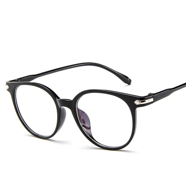 Atacado-Blue Ray Transparente Óculos Eye Plástico redondo Óculos MBlue Optical Miopia dioptria Armações Oculos