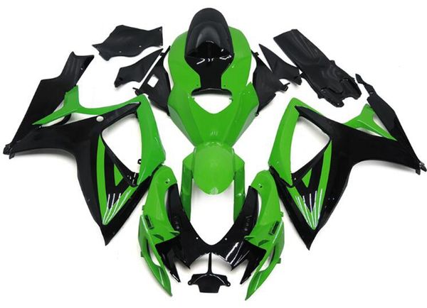 

4gifts new abs motorcycle full fairings set fit for suzuki gsx-r600 gsx-r750 600 750 k6 gsxr 2006 2007 06 07 green