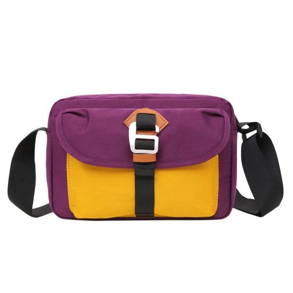 

fashion women nylon bag panelled color shoulder messenger bag designer luxury handbags women zipper handbag sac main femme