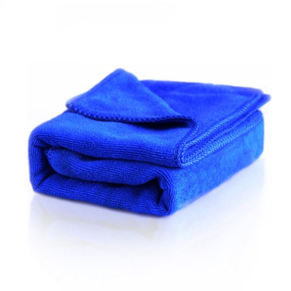4pcs colore blu cura dell'auto lucidatura asciugamani per il lavaggio asciugamano in microfibra peluche lavaggio asciugatura forte panno per la pulizia dell'auto in fibra di poliestere peluche spessa
