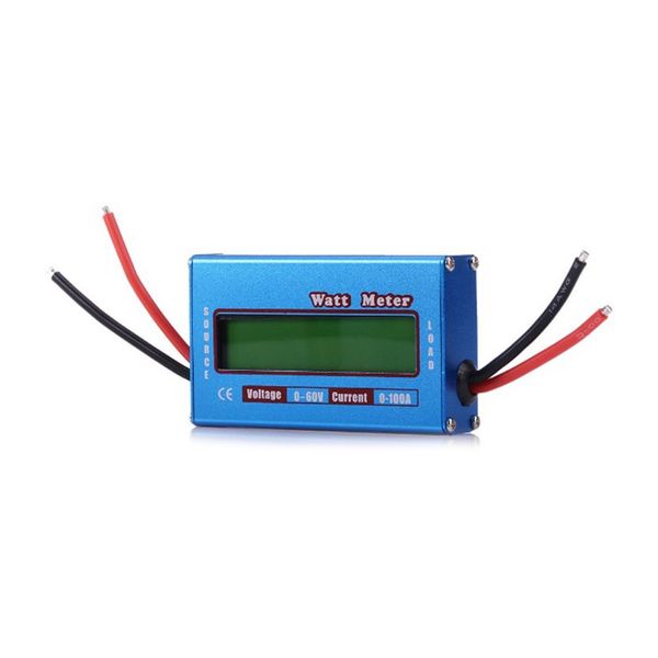 

mini portable watt meter digital lcd for dc 60v/100a balance voltage rc battery power watt power analyzer