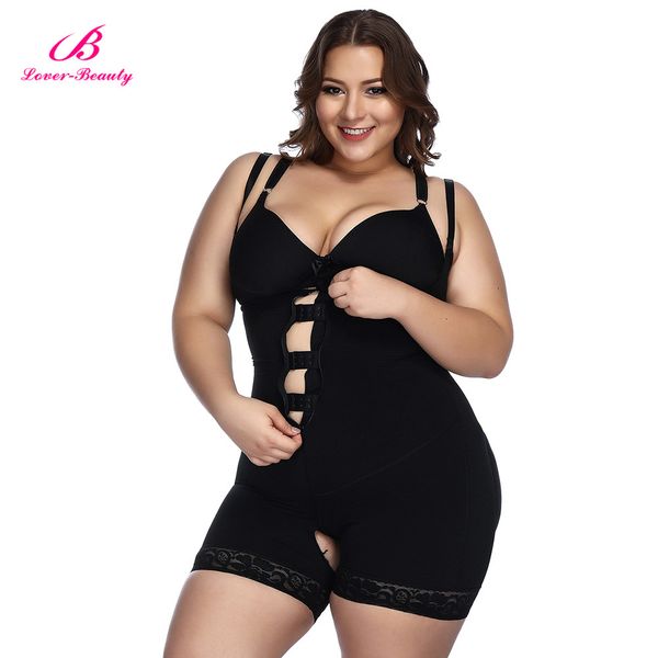 

lover beauty shapewear waist slimming shaper corset slimming briefs butt lifter modeling strap body shaper underwear bodysuit a, Black;white