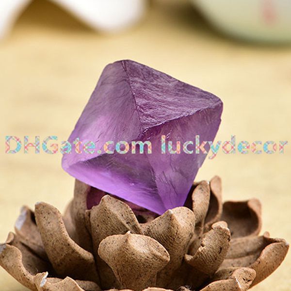 1000g Misturado Tamanho Aleatório Natural Roxo Fluorita Octaedros Cube Pedras Rhombus Áspero Cristal para Cura, Fio De Embrulho, artesanato, arte, Reiki