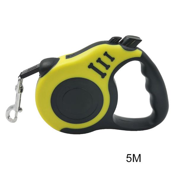 

retractable dog leash dog walking leash portable design with one button brake lock hand grip 669