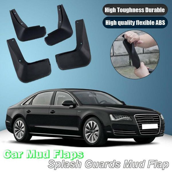 

for audi a8l 11-2016 mudflaps splash guards mud flap front rear mudguards fender