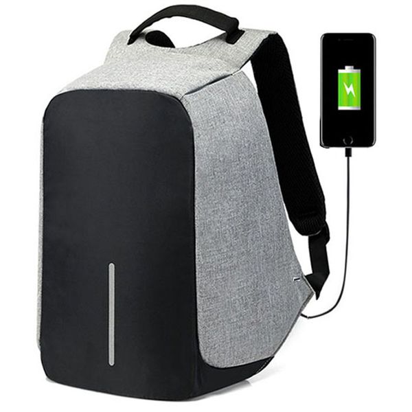 

15.6 inch lapbackpack usb charging anti theft backpack men travel backpack waterproof school bag male mochila