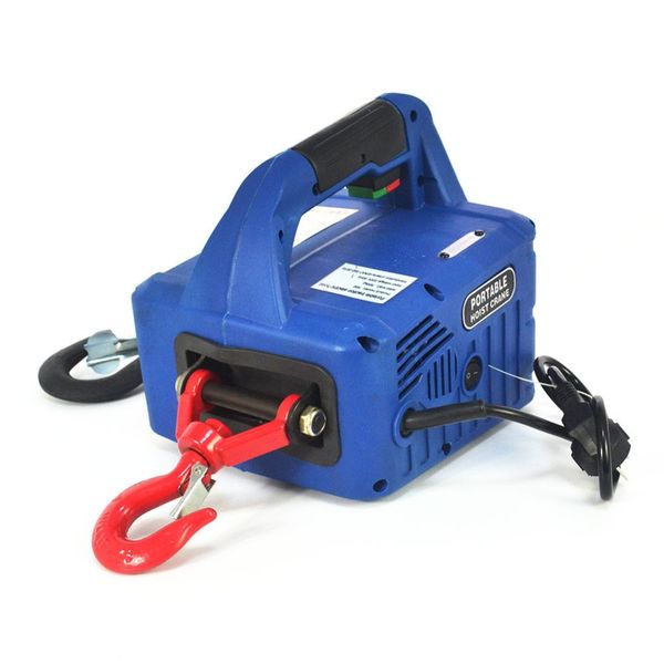

portable household electric winch 500kgx7.6m with wireless control
