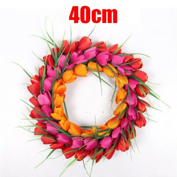 

1pcs flower wreath artificial flower wreath door garlands silk
