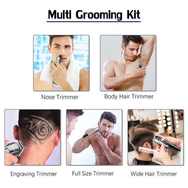 

kemei km-1628 electric beard trimmer near me styling tool with adjustable guide co bwkf lrukd