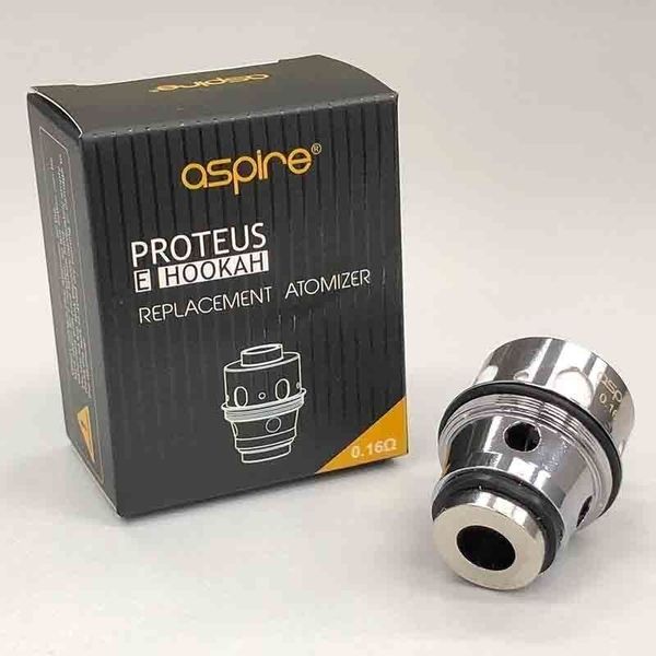 

Новый Aspire Proteus E Кальян Замена Форсунка .16ohm Coil Головка для Proteus Новый комплект 18мл кальян Head 100% оригинал