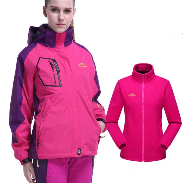 

new thicken warm women skiing snowboard jackets winter waterproof windproof snow ski jackets outdoor sports camping hiking jacke