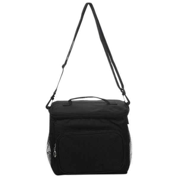 

lunch bag thicken nylon cooler lunchbox cooler picnic bags for women thermal lunch box commuter box snack pack, Blue;pink