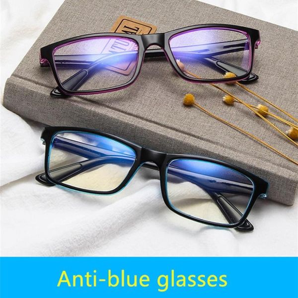 

2020 vintage blue light fashion glasses anti blue rays radiation blocking glasses men women computer goggles protect eyeglasses, White;black