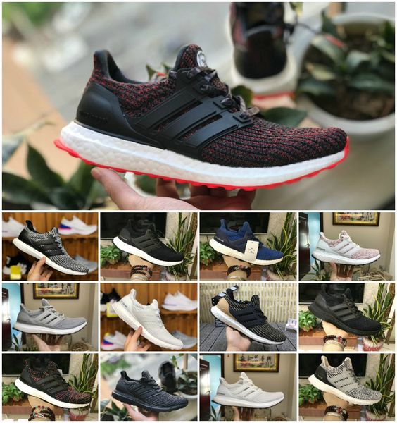 

ultraboost 3.0 4.0 uncaged running shoes men women ultra boost 3.0 iii primeknit runs white black athletic shoes size 36-45