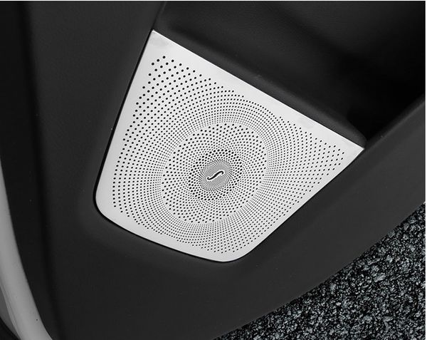 

car styling audio speaker door loudspeaker trim cover stickers for a gla cla class w176 x156 c117 auto accessories