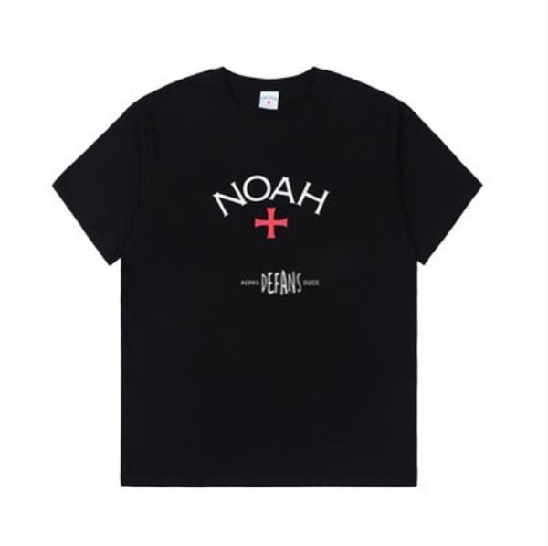 

luxury designer mens t-shirt fashion brand noah cross letter printing t-shirt tide brand couples summer short tee, White;black