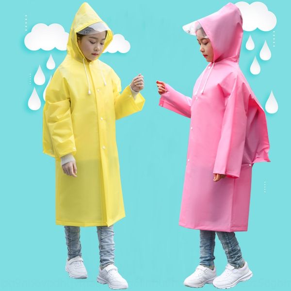 

w12nk middle and primary school students poncho boy middle and large children full body thickened raincoat cycling bag cloak cloak with scho, Red;brown
