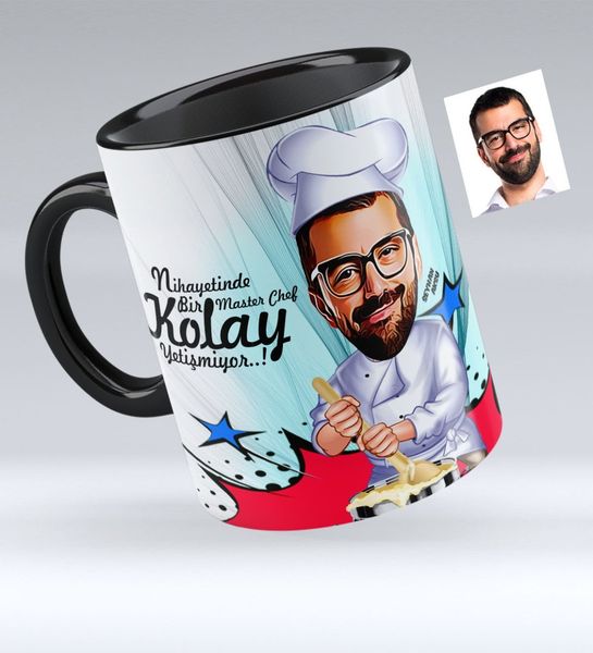 

персонализированные mr master chef карикатура black чашку-2 другие посуды