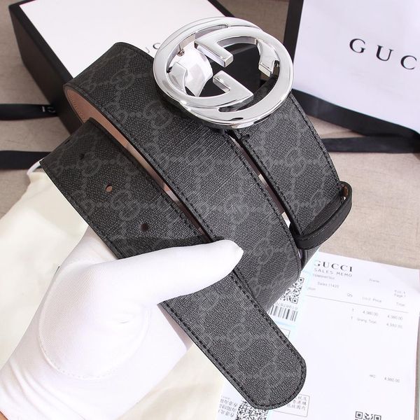 

in 2018, the new large buckle design belt, luxury men's belt, fashionable women's belt wholesale, delivery, Black;brown