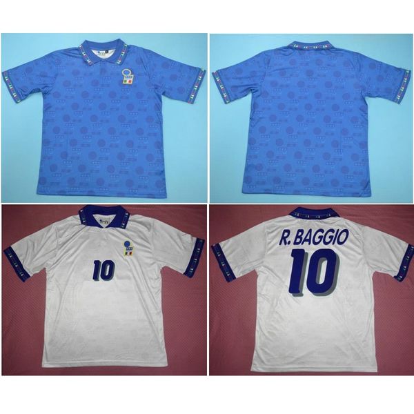 

1994 italy retro soccer jerseys 94 maldini baresi football shirt roberto baggio jersey zola conte classic maillot de foot, Black;yellow