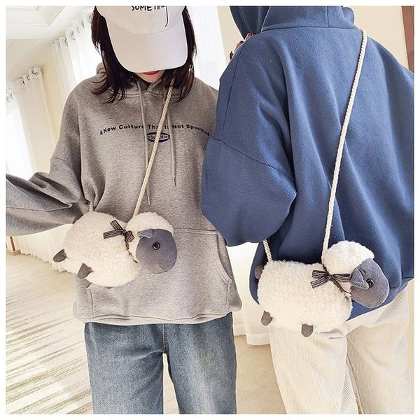 

2020 new korean shoulder bag women's casual fashion ladies cute cute lamb crossbody bag