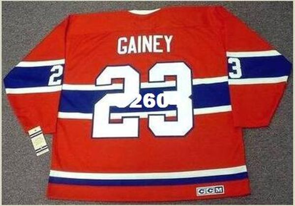 

mens #23 bob gainey montreal canadiens 1974.1986 ccm винтажный ретро домашний хоккей джерси или обычай любое имя или номер ретро джерси, Black;red