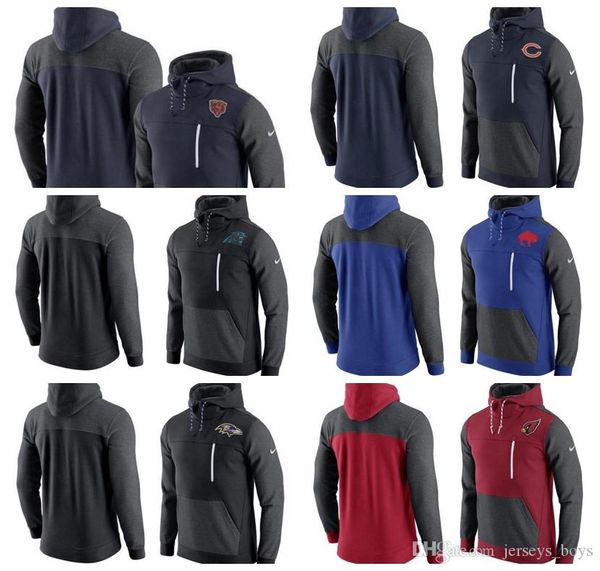 

2019 new men 039 chicago carolina bear panther buffalo baltimore bill raven aizona av15 cardinal hi torical fleece pullover hoodie