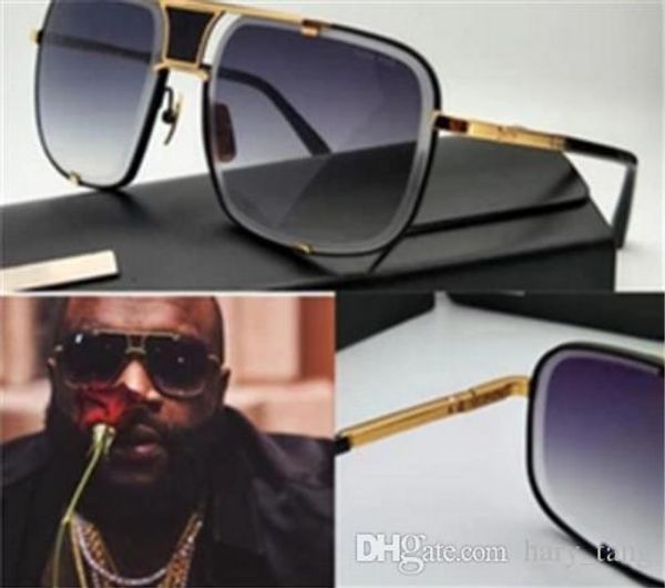 

Brand de igner ungla e mach five titanium ungla e for men 18k gold plated vintage men un gla e retro tyle quare frame cry tal