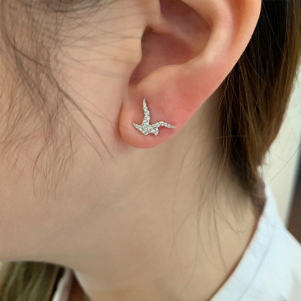 

wholesale-les hirondelles' earrings in pair - silver, Golden