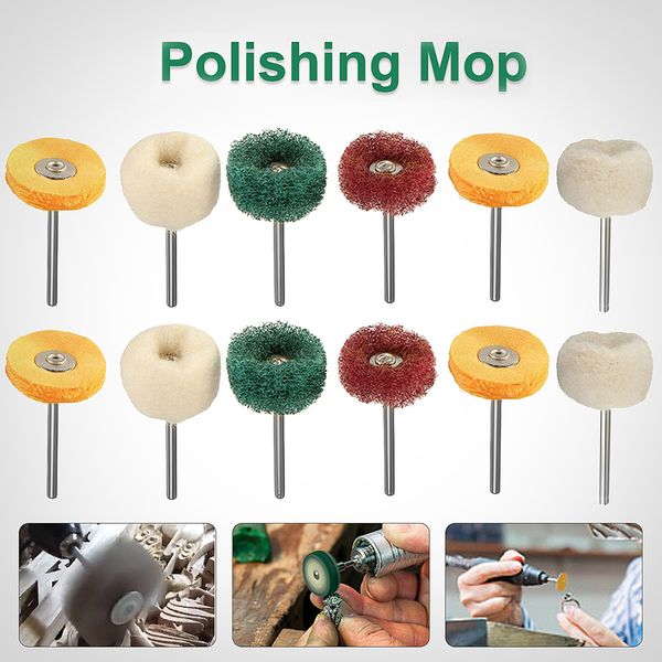 

полировальный инструмент для полировки швабра колесо buffing пусковая площадка щетки для роторной польской сверло