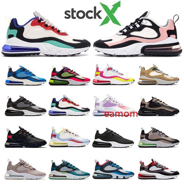

new react running shoes for men women trainer bauhaus reggae parachute multi gum coral black metallic gold mens runner sports sneaker
