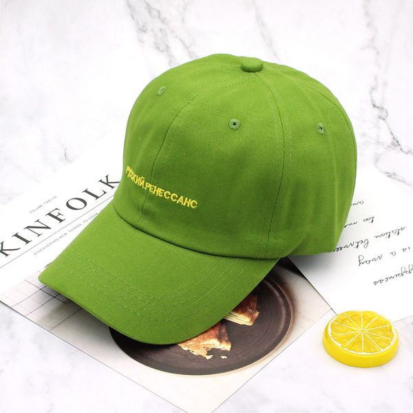 

sagace soft baseball cap outdoor casual small letter embroidered comfortable style, diverse solid color korean embroidery, Blue;gray